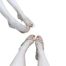 Women Heeled Sandals - 金色 - 查看 7