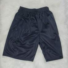 Dry-Fit Bermuda Shorts With Zippered Pockets, Sizes (S To XL) - Black - View 3