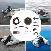 kangten Electric Starter Conversion Kit, Outboard Engine Electric Starter Conversion Kit, Electric Starter Conversion Kit For Dongfa 2-Stroke 9.8HP Outboard Motor - Black - View 10