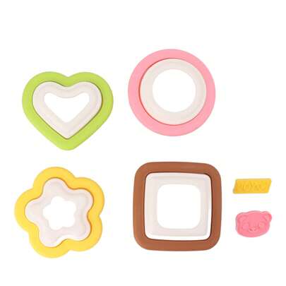 Juego de 10 Cortadores y Selladores de Sándwich, Selladores de Sándwich y Cortadores de Verduras, Galletas para Niños, Cortador de Frutas y Verduras