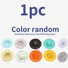 10/5pcs Sink Drain Filter - Convenient Bathroom Drain, Essential Kitchen And Bathroom Accessory, Plastic Garbage Stopper, Kitchen Strainer, Shower Drain Filter, Bathroom Hair Catcher, Bathtub Hair Catcher, Bathroom Small Tool, Suitable For Most Sink Drains, Random Color - Multicolor - View 10