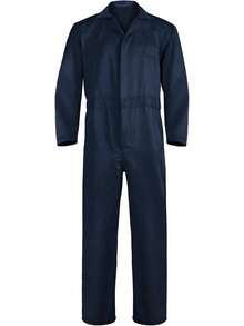 1pc   Coveralls For Men Work Navy Blue Adult Jumpsuit Coveralls Halloween Costume - Màu xanh hải quân - Xem 4