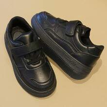 Children's White Shoes, New Spring And Autumn Sports Shoes For Boys And Girls, Casual Sneakers, Soft-Soled Baby Shoes - 黑色 - 查看 9