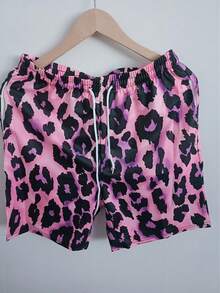 Men's Summer Hawaii Style 3D Printed Casual Beach Shorts - Quick Dry, Drawstring Waist, Perfect For Summer Outings - Multicolor - View 1