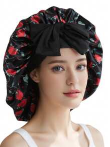 Bonnet Queen Silk Bonnet For Sleeping Satin Bonnet Hair Bonnet Black Bonnet For Men Tie Bonnet For Women Adjustable Bonnet For Natural Hair Curly Hair,Bonnet,Shower Cap,Hair Products And Accessories For Barber Salon Beauty Travel Essentials,Back To School,Travel Holiday Essentials,Hair Accessories For Women
