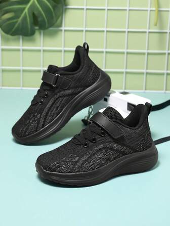 1 Pair Casual Lightweight Breathable Sneakers For Boys & Girls, Fashion Versatile Soft Bottom Comfortable Athletic Running Shoes For Teenagers, Suitable For Spring, Summer, Autumn