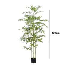 Artificial Bamboo Tree, Artificial Trees In Pots With Lifelike Trunk And Spiky Leaves, Artificial Bamboo Tree Plants For Indoor And Outdoor Decoration In Home Office Restaurant