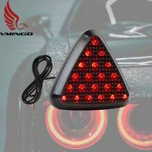 Luz Stop Led  Triangulo Trasera Auto Calavera Faro Lampara Auxiliar Tunning Tipo F 1 Triangulo Deportivo Vmingo Mexico - Rojo - Ver 3