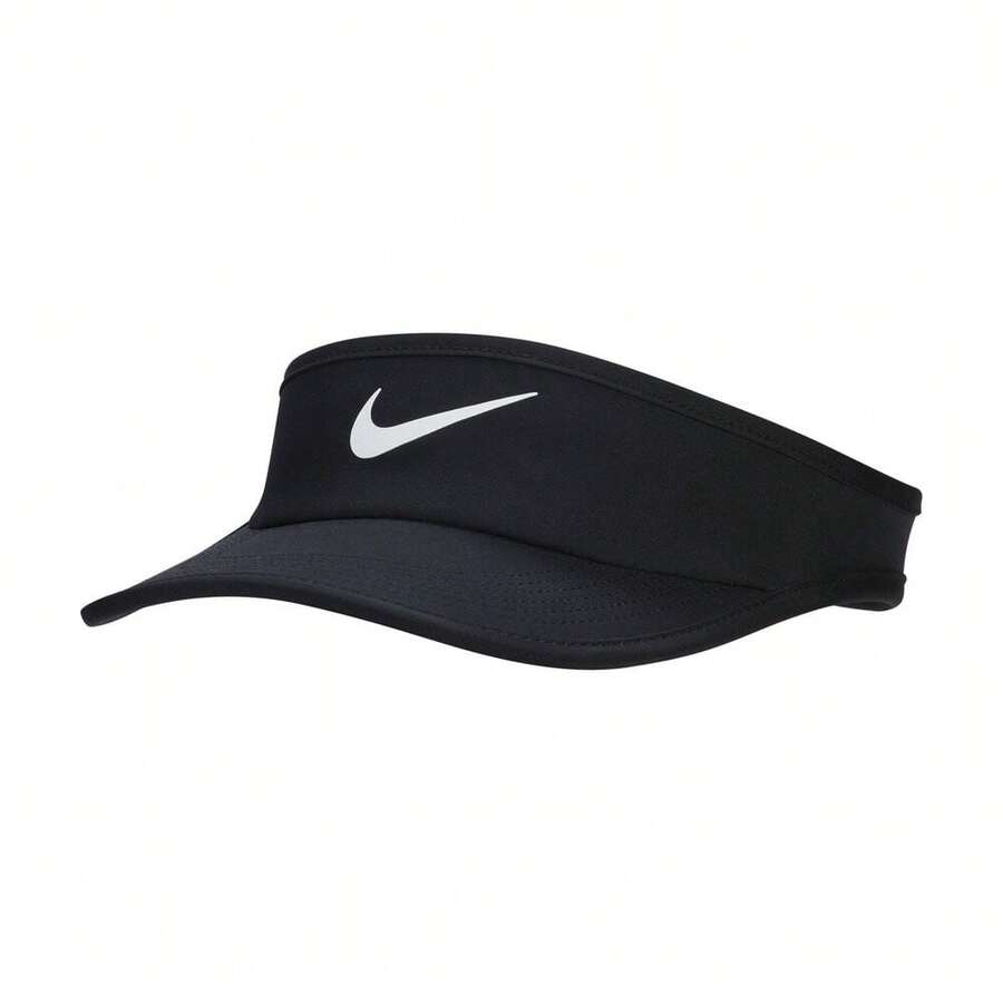 Nike Youth K NK DF ACE VISOR SWOOSH Cap/Scarf Beanie FB5061-010 - Black - View 1