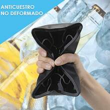 Moldes de Silicona para Hielo Reutilizables con Tapa, 8 Cubos - B- 15 Cubos, 1 Pieza - Ver 6