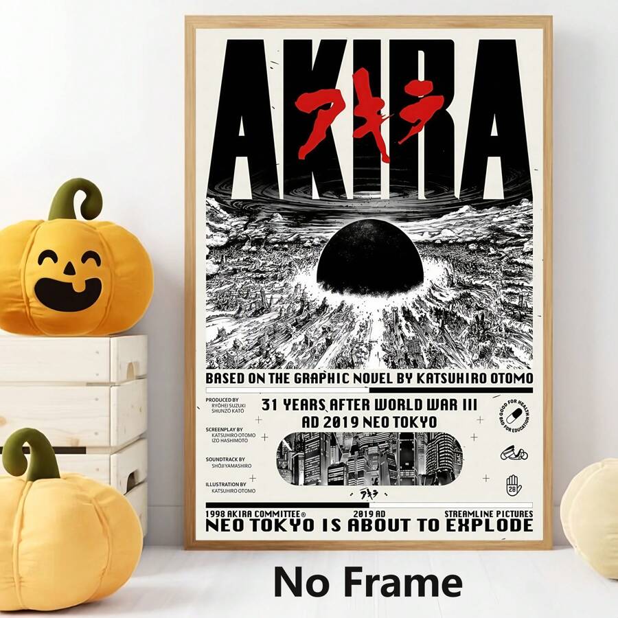 1 件，可爱无框动漫帆布海报，流行印刷海报壁画，防水帆布，适用于家庭、办公室、卧室、客厅、书房、浴室、酒吧、墙壁艺术和家居装饰，是理想的节日礼物 - 彩色 - 查看 1