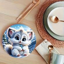 6pcs/Set Unique Wooden Coasters - Heat Resistant, Decorative Drink Mats For Coffee And Tea Cups - Perfect For Home, Cafe And Party Decor, 1 Set Of 6, 300 Sets Of 1800 Pcs