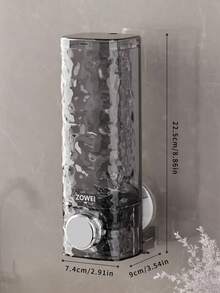 壁挂式皂液器，适用于酒店、豪宅洗发水、沐浴露、洗手液补充瓶、浴室泵盒，适合家庭使用，可返回学校