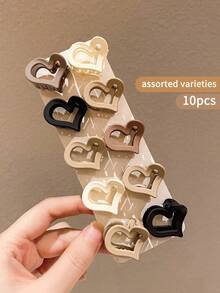 10/30 件女孩彩色简约小发夹 - 彩色 - 查看 9