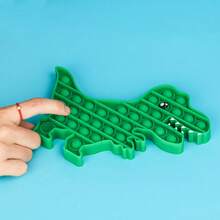 Regenbogen Dinosaurier Luftpolsterfolie Stressabbau Spielzeug, Fidget Spielzeug, modisches Bubble Pop Spielzeug für Erwachsene und Kinder, Partyspiel Dekor Geschenk für Weihnachten, Halloween, Entspannungsspielzeug, Spaß zum Drücken und modisches Spiel für Kinder und Erwachsene