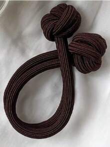 5pcs Women Simple High Ponytail Elastic Hair Ties Set, Rubber Bands Fashion Versatile Minimalist Style Hair Accessories, Suitable For Daily Outing, Commuting, Party, Casual, Vacation To Tie Ponytail And Bun ,Gym Sport Outfit