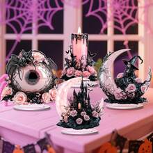 Pink Series Halloween 2D Acrylic Ornaments Ornaments - trắng - Xem 7