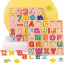 Placa Educativa Alfabeto, Números e Operações - Brinquedo Pedagógico Infantil - Números de 1 a 20 + Operações - Visão 2