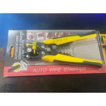 1pc 24-10AWG Automatic Wire Stripper - Multi-Function Quick Peel & Cut Cable Crimping Tool With Non-Slip Grip For Home Improvement, Appliance Repair & Auto Maintenance, Electrician's, Manual Tools