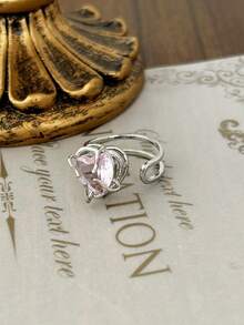 foxanry خاتم عتيق بسيط قطعة واحدة، مجوهرات للنساء، للارتداء اليومي، هدية ترويجية