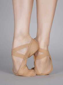 Daydance 女士弹力专业软底芭蕾舞鞋蝴蝶云软鞋芭蕾平底弹力瑜伽健身舞蹈鞋