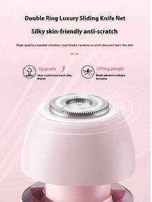 Livora 女士电动剃须刀，Silk Glide Pro 剃须刀，可充电电动修剪器，适用于比基尼、阴毛、腿毛、身体、干湿两用