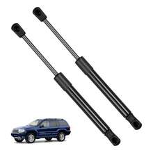 1 par de amortiguadores de capó para Je.ep Grand Cherokee 1999-2004. El anillo de sellado de doble capa engrosado y la protección multicapa no pierden aceite, aire, deformación ni óxido. - Negro - Ver 2