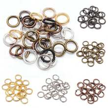 50-200 piezas/Lote Anillos divididos de 3-20 mm Conectores para hacer pulseras, collares, joyería y accesorios DIY - anillo de salto - Ver 3