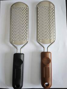 1 件不锈钢足部护理、足部锉刀、修脚套装、足部护理、修脚工具、足部磨砂膏、足部锉刀、足部锉刀和老茧去除器、足部刮刀 - 彩色 - 查看 8