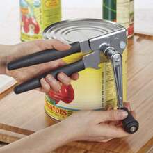 Commercial Oneida Easy Crank Can Opener Heavy Duty Ergonomic Design Silver/Black - 預設 - 查看 6