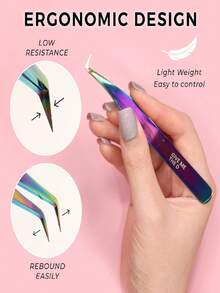 Personalized Custom Tweezers For Women Facial Hair, Splinter, Blackhead Removal,Pluck Yourself, Novelty Funny Engraved Beauty Eyebrows - one-size - View 8