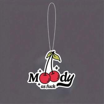 Easypie Selection 1pc/3PCS Fruit Series Cherry Pattern Car Air Freshener - Rearview Mirror Fragrance - Car Fragrance Tablets - Car Interior Decoration - Great Gift