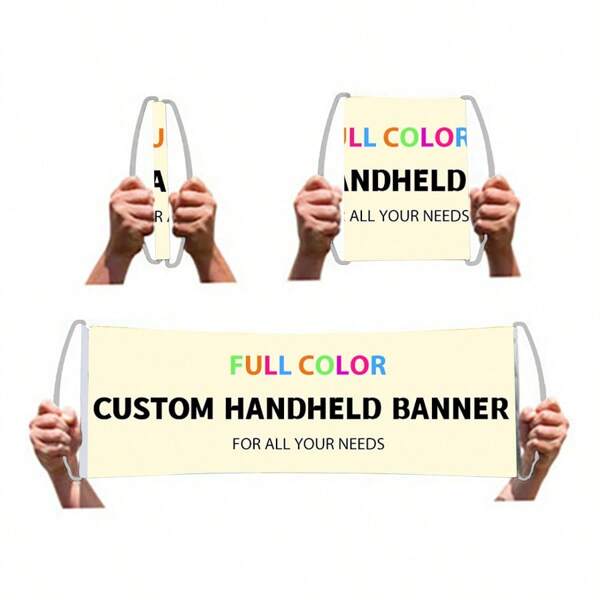 1 pièce Bannière portative personnalisée - Bannière portative personnalisée - Décoration d'affichage de magasin éphémère - Bannière enroulable publicitaire personnalisée - Logo personnalisé, Bannière enroulable tirée à la main personnalisée, Cadeau d'anniversaire amusant pour les amis, Bannière photo personnalisée, Cadeau pour la famille, les parents, les enfants, les amoureux, Bannière de défilé, Bannière publicitaire, Rangement facile, Cadeau de hampe