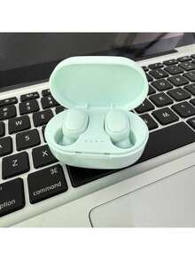 Original TWS Wireless Bluetooth Earphones With Microphone, In-Ear Design, Noise Proof, Compatible With All Smartphones - Blue - View 10