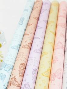 3 pièces Papier cadeau de mariage comprenant 6 types de papier d'emballage coloré. Les couleurs douces et les designs mignons en font l'emballage cadeau parfait. Il convient également parfaitement pour les anniversaires, la Saint-Valentin, la Fête des Mères, les boîtes cadeaux, les mariages, les saisons, l'emballage cadeau pour les fêtes, les projets d'artisanat, la décoration d'intérieur, l'artisanat, etc.