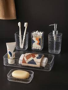 Ekskluzywny, ekskluzywny zestaw łazienkowy Water Ripple, 5-częściowy zestaw sanitarny, 5-częściowy zestaw do mycia naczyń, przybory toaletowe, artykuły łazienkowe