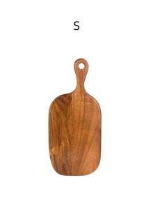 1/2pcs Wooden Creative Cutting Board, Side Shoulder Racket Rhinestone Board, Solid Wood Breadboard, Pizza Board, Sushi Board, Fruit Cutting Board Asymmetrical Double Sided Cutting Board, Fruit Tray, Snack Tray, Cutlery Tray, Table Decoration Tray