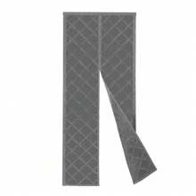 YIYIBYUS Magnetic Thermal Insulated Door Curtain Cold Protection Waterproof 0.85*2.05m - Grey - View 6