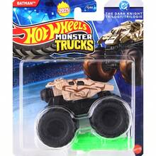 Hot Wheels 怪兽卡车玩具，鲨鱼恐龙狂暴龙，1:64 比例压铸车辆收藏玩具卡车，带巨型车轮，2026 版儿童及收藏家玩具车，合金野性大脚怪惯性男孩越野攀爬沙滩玩具车 1 件