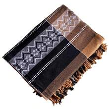 Luxury Giant Sofa Blanket 240 M X 180 M - 焦糖色格紋細節 - 查看 2