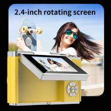 Auto Focus 48MP 4K Face Detection 2.4-Inch Flip Over Display Screen 16X Zoom Rechargeable Battery Pocket Cinema Digital Compact Video Cameras