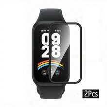 OUKNOEO 2 miếng dán màn hình đồng hồ thông minh trong suốt, bóng, mềm, phủ toàn bộ, tương thích với Watch Mi Band 10 9 8 7 Pro 6 5 Series, chống vân tay, lắp đặt không có bong bóng, chống trầy xước, bảo vệ màn hình thiết yếu, dùng cho kính chắn gió hàng ngày, văn phòng, gia đình, miếng dán bảo vệ màn hình đồng hồ, phụ kiện đồng hồ, chống nước, chống sốc, chống rơi, chống rơi - 2 chiếc - Xem 1