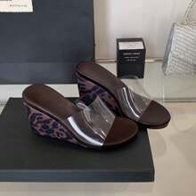 Women Platforms & Wedge Sandals - Brown Clip-on - View 6