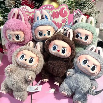 1 pièce de poupées de première génération avec visage en vinyle, version chinoise, macaron à bulles, boîtes surprises de jouets Mart, convient comme cadeau d'anniversaire ou souvenir pour les camarades de classe, les amis et la famille (styles aléatoires du contenu de la boîte surprise)