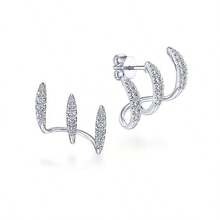 1 Pair  Small Niche Design, Three Claw Ear Clip, High-End Feel, Simple Arc-Shaped Curve,  Earrings, Earrings, And Earrings - Silver - View 5