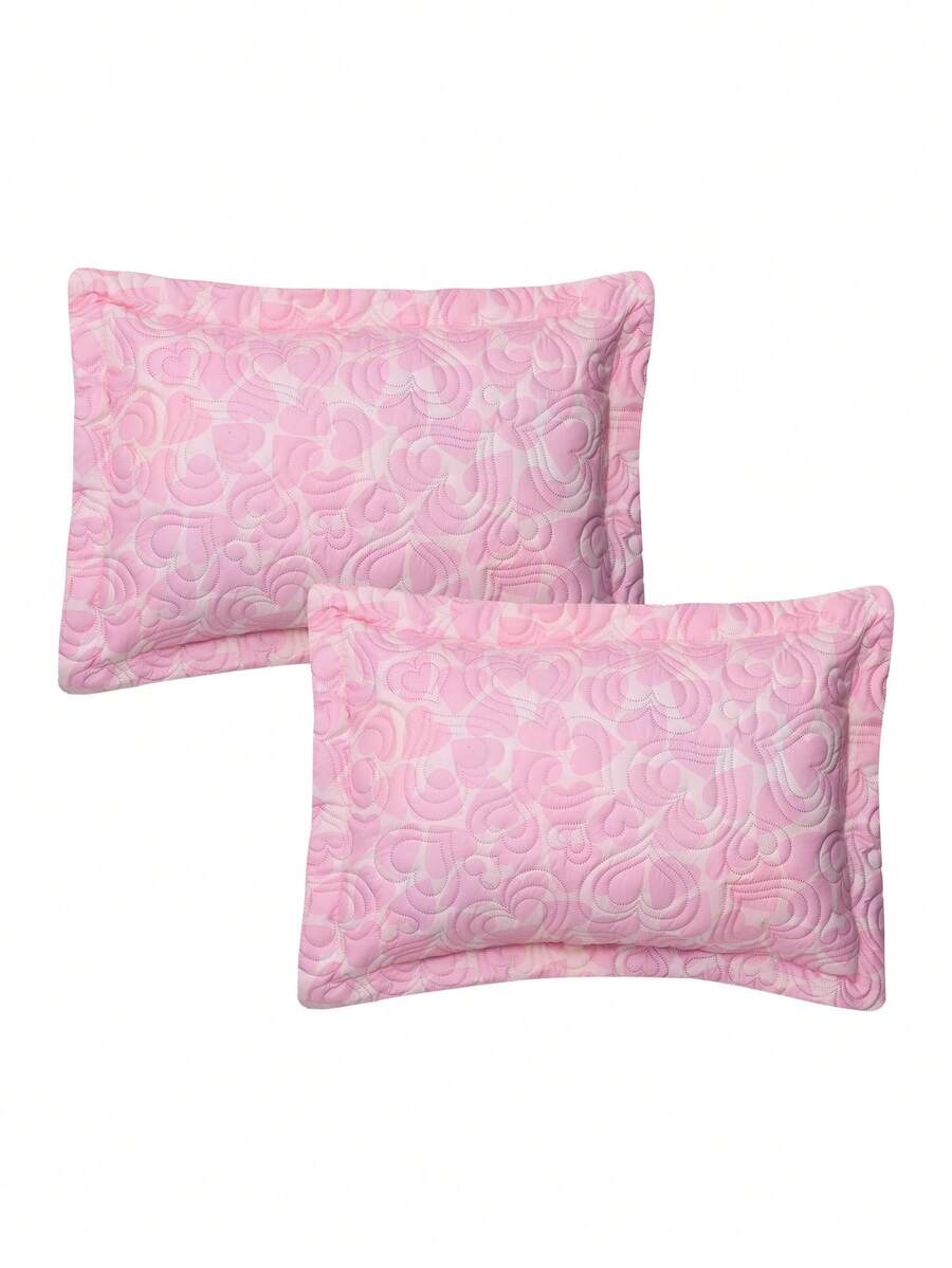 Home Elephant New Models Quilted Decorative Covers - Pink - View 1