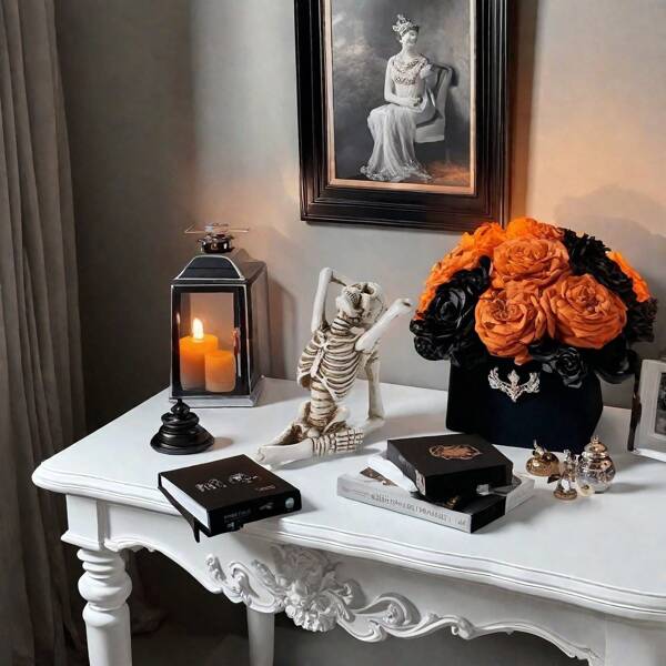 1 stuk Halloween hars yoga skelet beeldje woondecoratie ornament knutselen
