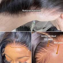 Easy-To-Wear Glueless Bob Wig - 200% Density Human Hair With Pre-Plucked 4x4 HD Lace Closure Front Wigs, Straight Cut For Beginners, Women's Sleek Black Bob Style, Short Hair Wig - Natural Black - 查看 5