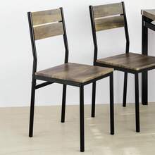 SoBuy Set Of 4 Dining Room Stools, Kitchen, Restaurant FST72-Nx4 - Brown - View 9