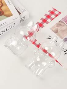 1 个小雕像保护套，包括站立和坐姿，透明悬挂/储物盒，带钥匙扣 - 适用于时尚乙烯基保护套、情人节/圣诞节礼物（不含娃娃）